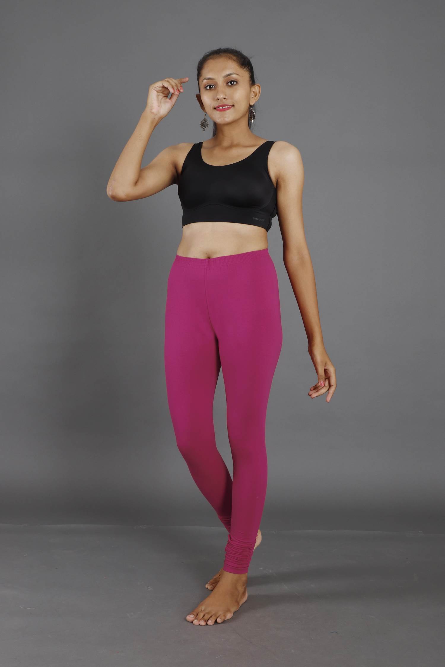 Rani Cotton Lycra Churidar Leggings PANERI EMBROIDERY