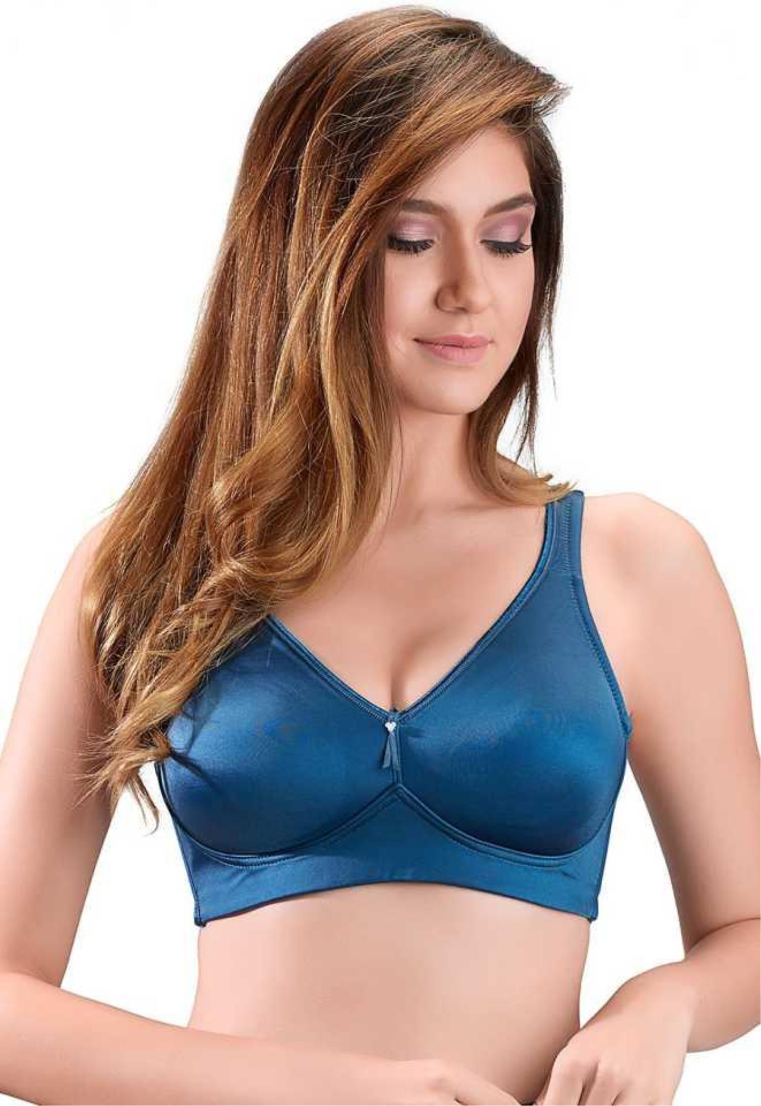 61465-Signature Total Support Embroidered Full Cup Minimiser Bra Black –  Juliet India