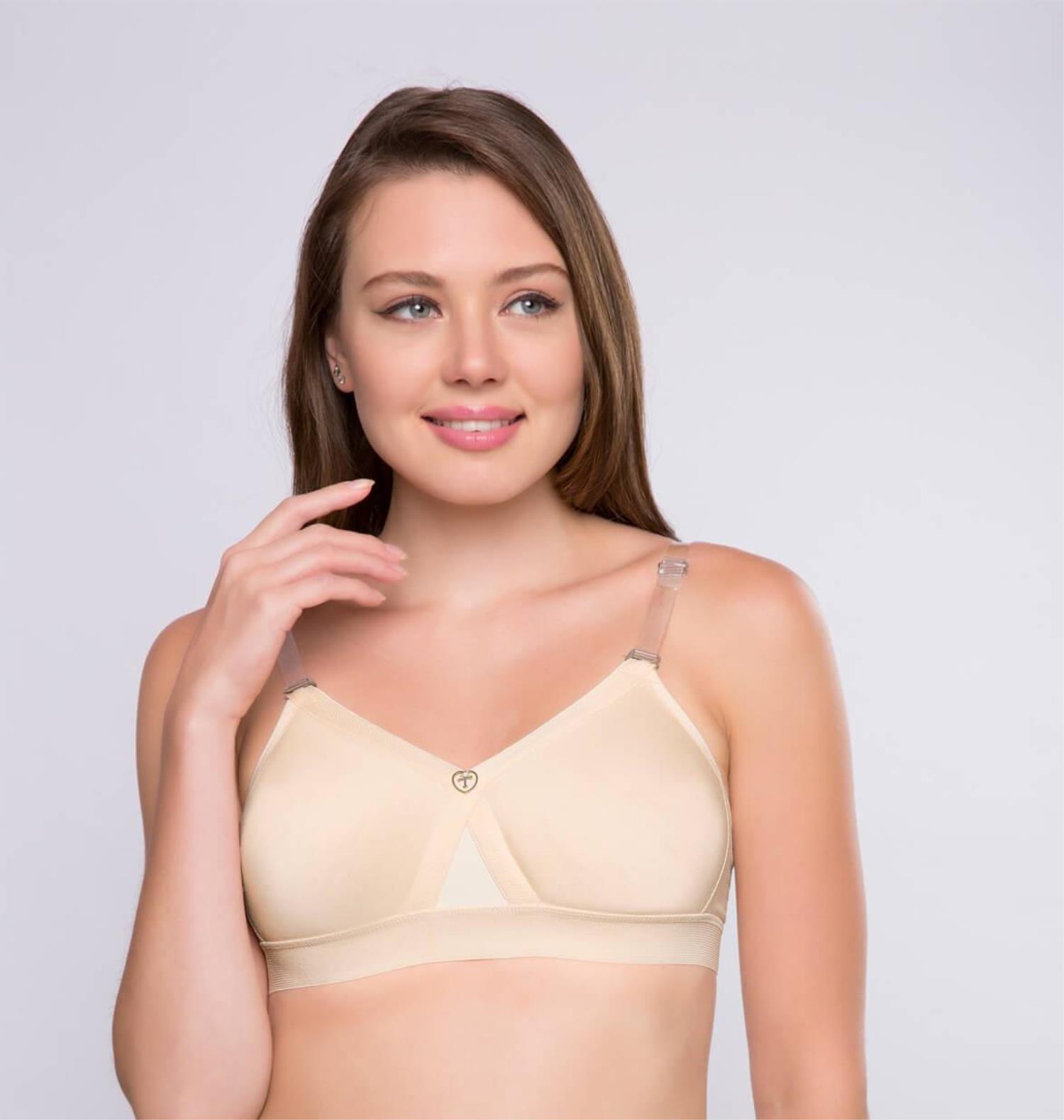 TRYLO BRA ALPA STRAPLESS :: PANERI EMBROIDERY