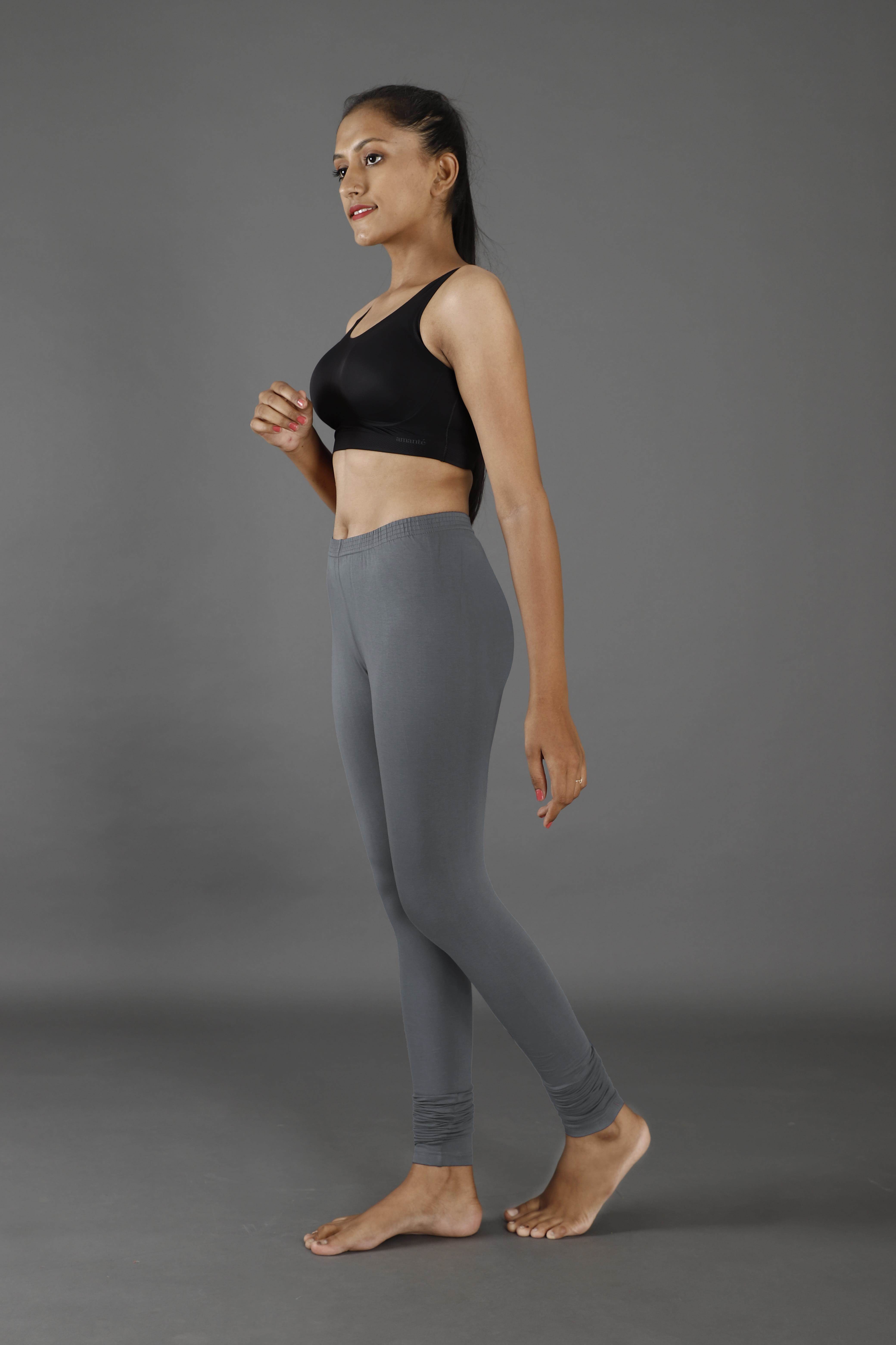 Dark Grey Gym Leggings Womens | Comfy Forever