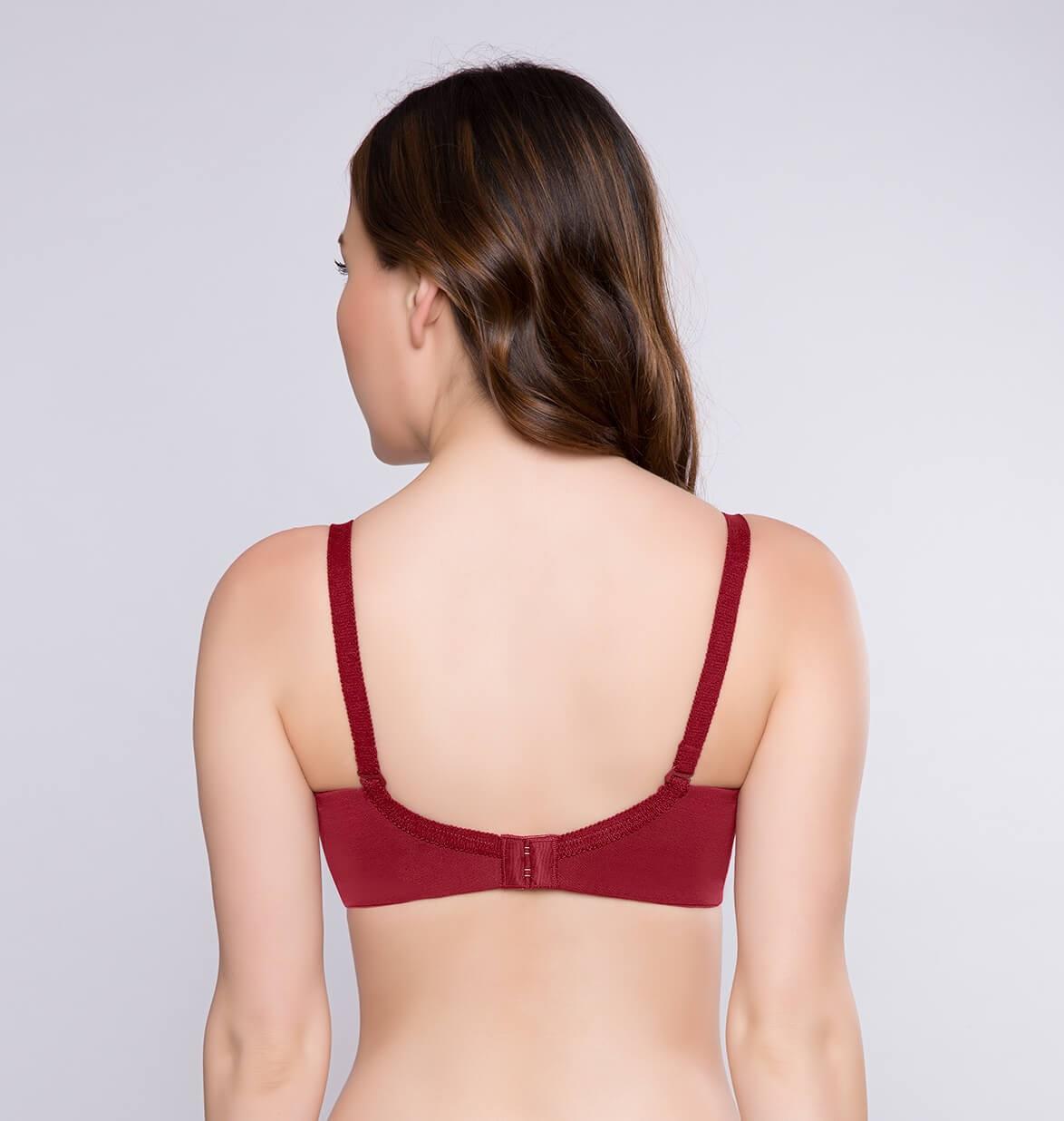 TRYLO PADDED NON WIRED T-SHIRT BRA VIVANTA :: PANERI EMBROIDERY