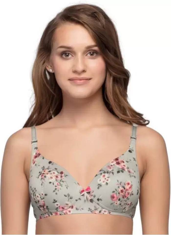 ENAMORE  PERFECT PLUNGE T-SHIRT  MEDIUM COVERAGE  ECLIPSE LACE PADDED BRA F023
