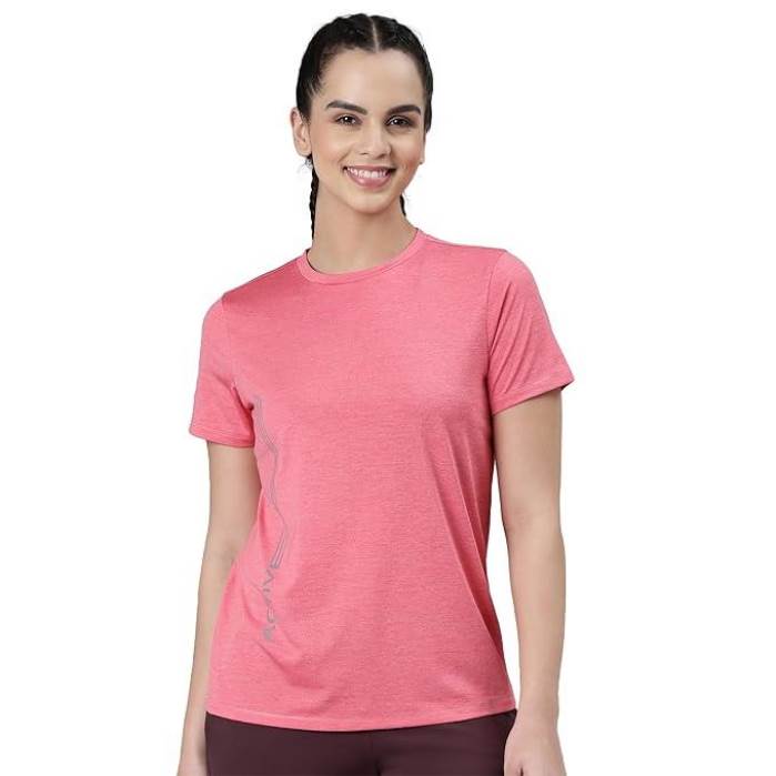 ENAMORE LADIES T-SHIRT 4-WAY STRETCH QUICK DRY RELAXED FIT T-SHIRT A309