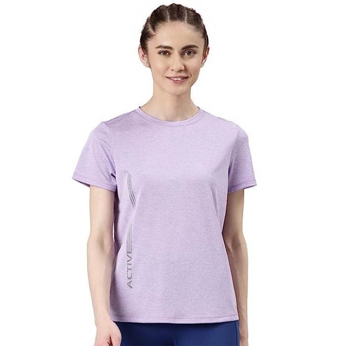 ENAMORE LADIES T-SHIRT 4-WAY STRETCH QUICK DRY RELAXED FIT T-SHIRT A309