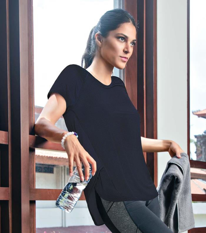 ENAMORE ATHLEISURE SPIN WITH ME TEE E069