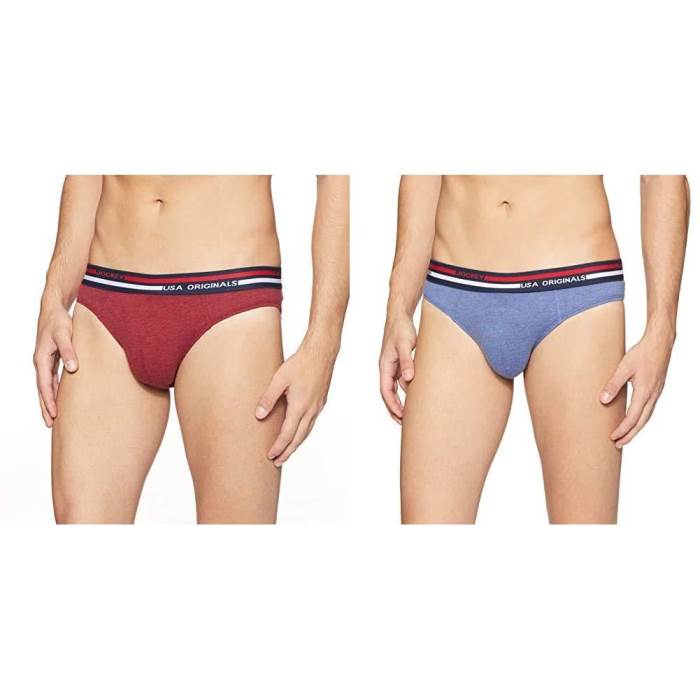 JOCKEY MEN BRIEF WITH ULTRASOFT WAISTBAND (2PCS) US49