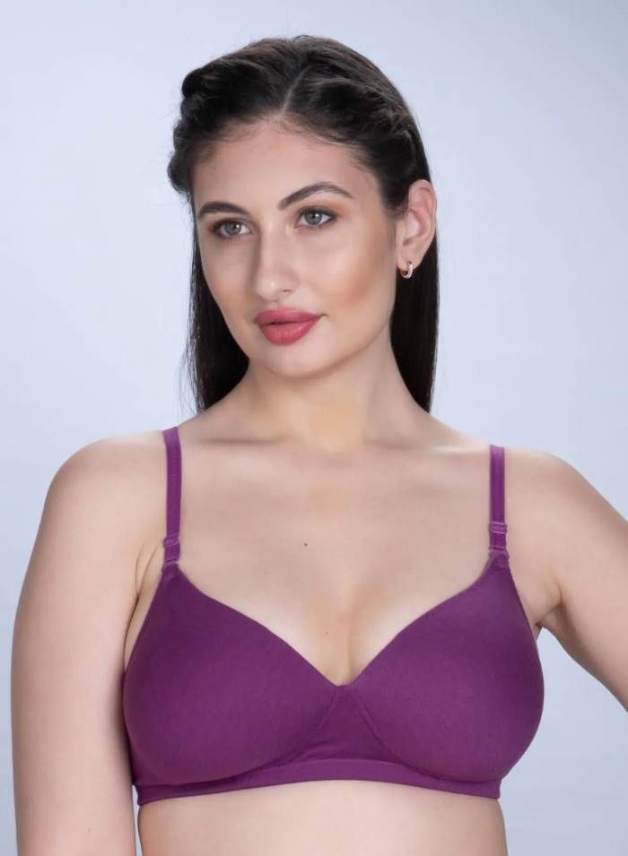 Trylo RIZA TEEN 13 NUDE - S Women Full Coverage Non Padded Bra - Buy Trylo  RIZA TEEN 13 NUDE - S Women Full Coverage Non Padded Bra Online at Best  Prices in India