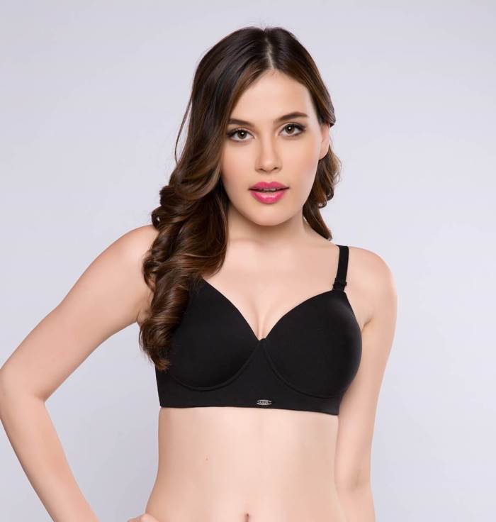 Trylo RIZA COTTONFIT-BLACK-40-D-CUP Women Full Coverage Non Padded Bra -  Buy Trylo RIZA COTTONFIT-BLACK-40-D-CUP Women Full Coverage Non Padded Bra  Online at Best Prices in India