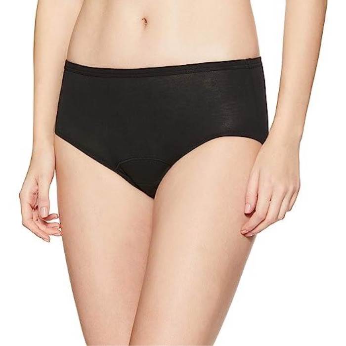 VH PANTY  Stay Dry Period Panty - Cotton Spandex - Full Coverage, Mid Rise, High Absorbance, No Marks Waistband, Full Co