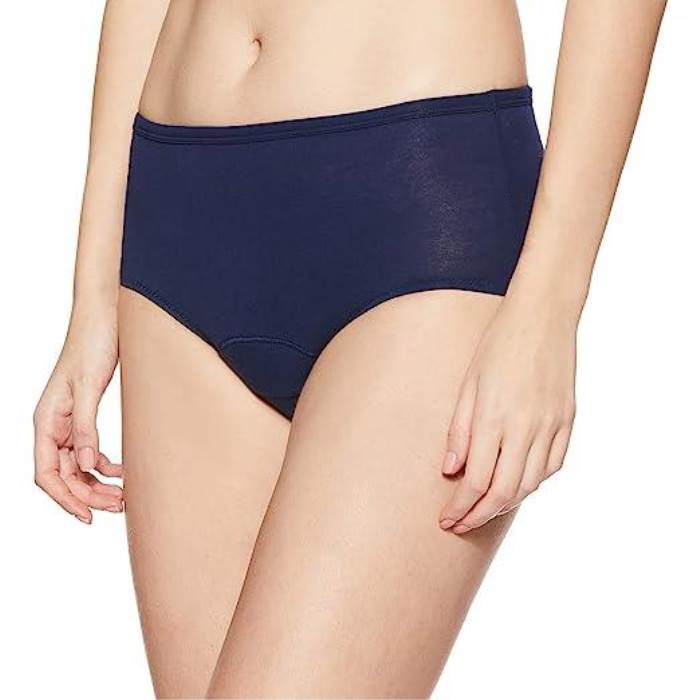 VH PANTY  Stay Dry Period Panty - Cotton Spandex - Full Coverage, Mid Rise, High Absorbance, No Marks Waistband, Full Co