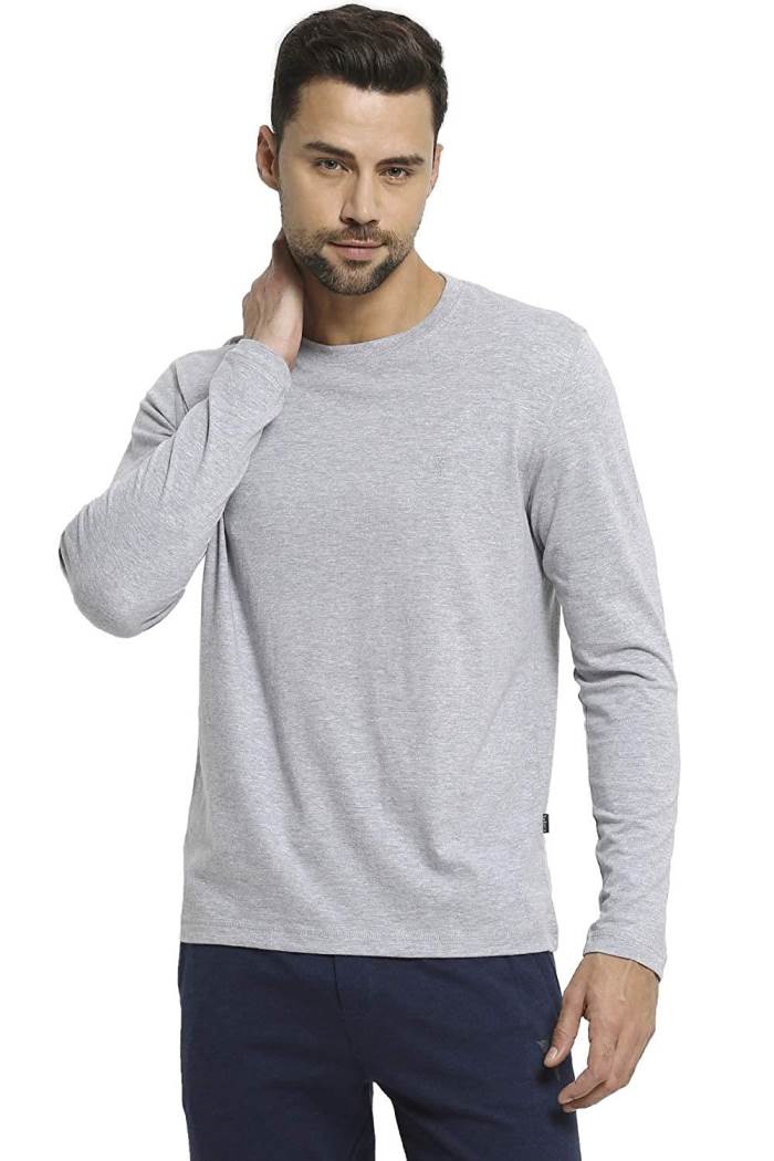 VANHEUSEN MEN FULL SLEEVE ROUN NECK T-SHIRTS 60078