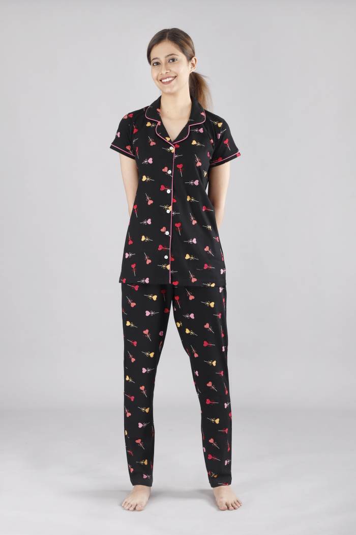 primp FRONT OPEN NIGHTSUIT FO-2028