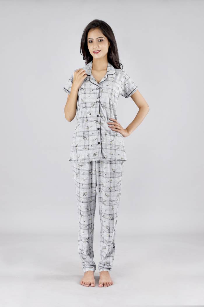 PRIMP FRONT OPEN NIGHTSUIT FO-2042