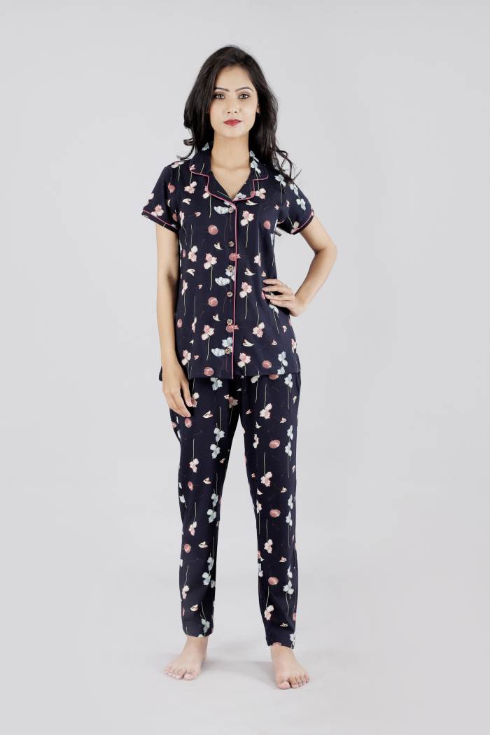 PRIMP FRONT OPEN NIGHTSUIT FO-2046